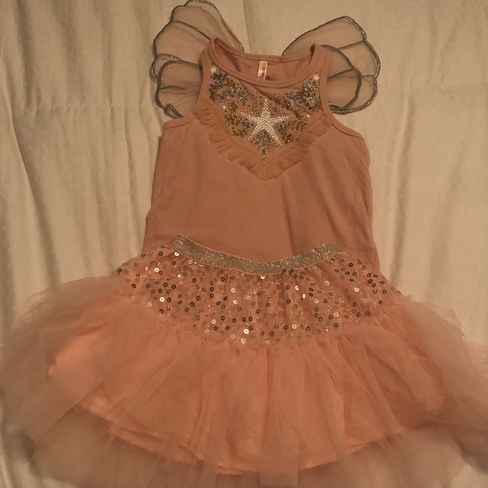 Cotton On Kids tank top w/ wings & matching tutu